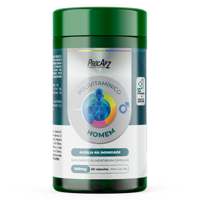 Polivitamínico A a Z - Homem | 60 Cápsulas