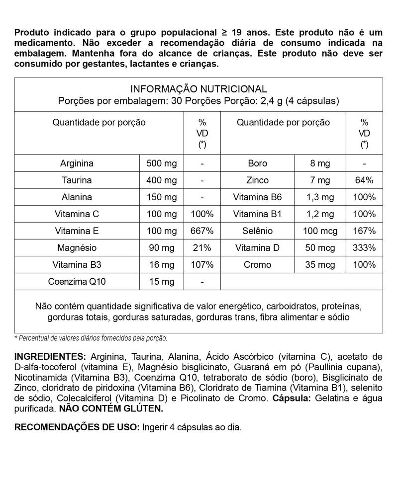 Alpha Power Testo - 120 cápsulas