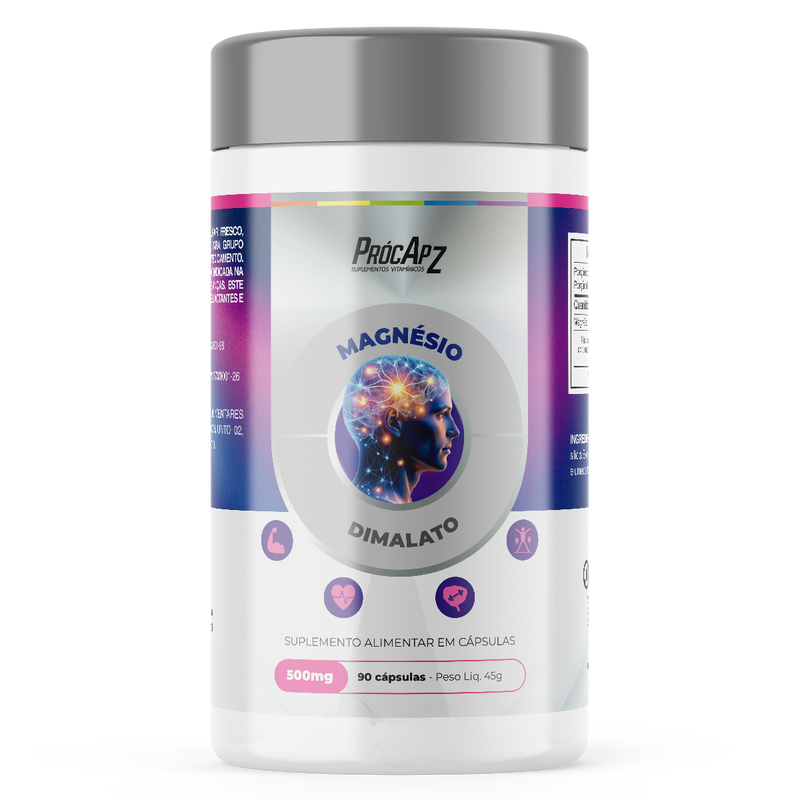 Magnésio Dimalato - 90 Cápsulas