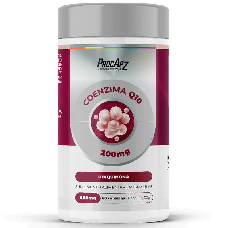 Coenzima Q10 | Ubiquinona 200mg - 60 Cápsulas