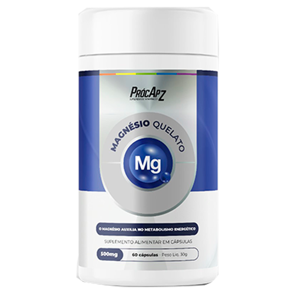 Magnésio Quelato - 60 Cápsulas
